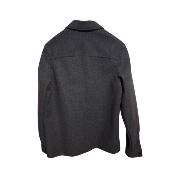 Zara Mens size Small Wool Feel Preppy Casual Career Button Up Outwear Shacket - Picture 2 of 10